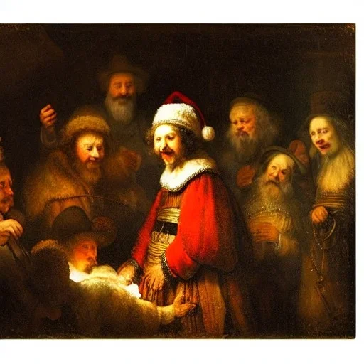 Rembrandt merry Christmas