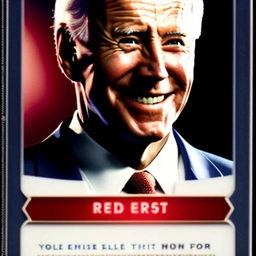 Biden trading card