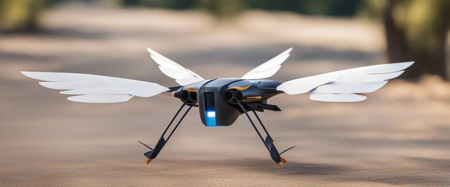 flapper drone is a drone that flaps wings like a colibri