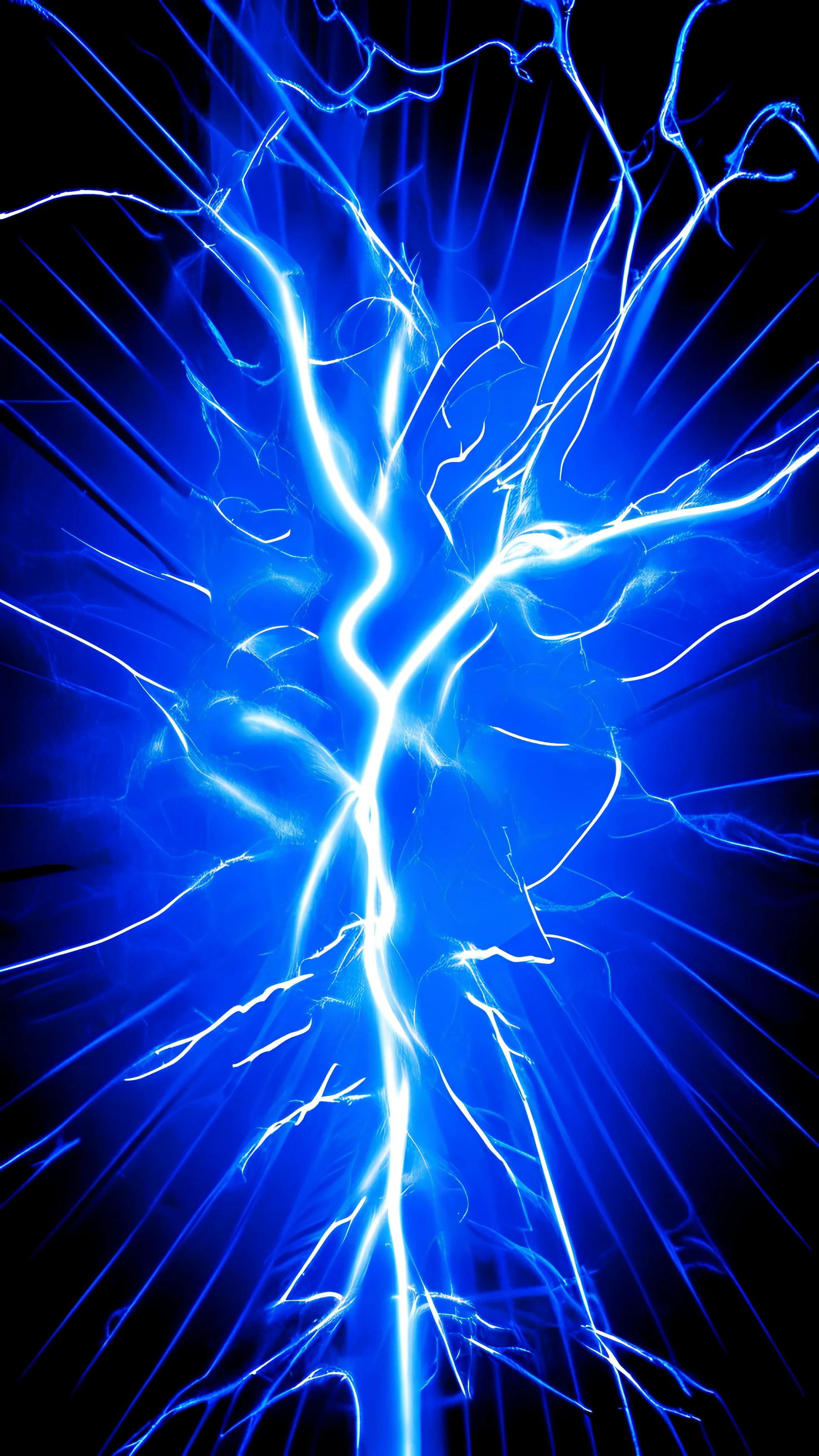 blue electricity background