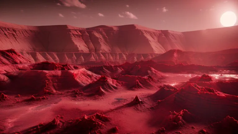 blood red dessert crimson corruption hell wastelands landscape