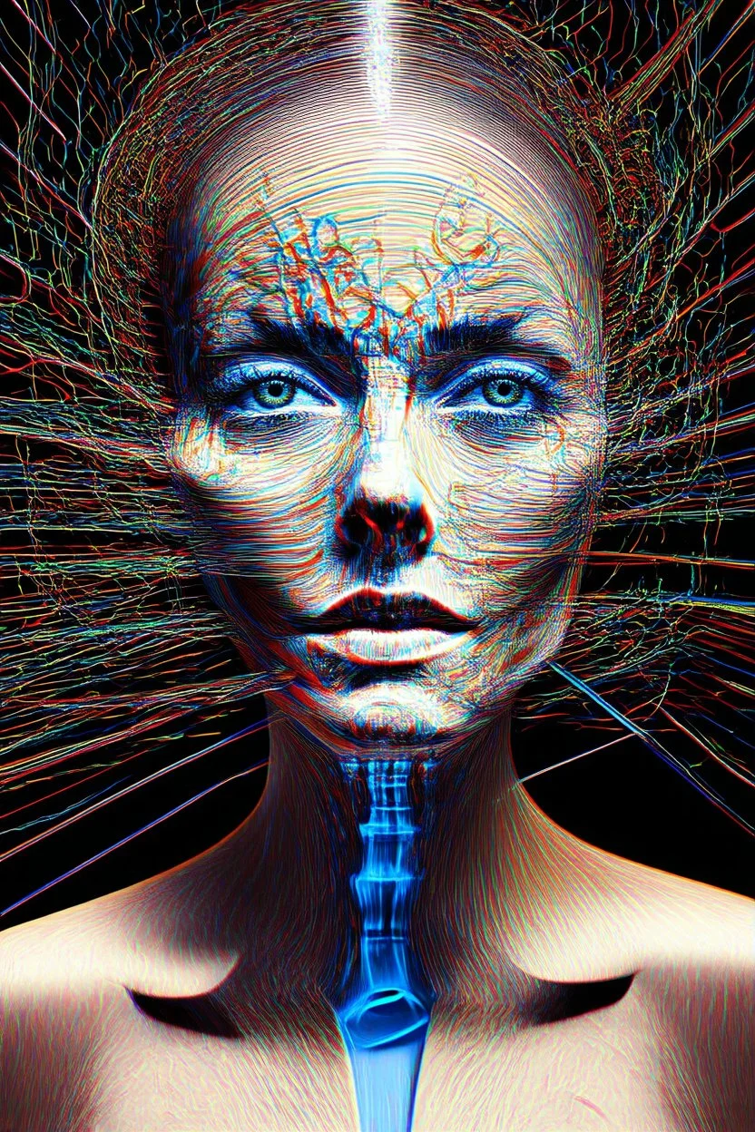 emotional x-ray vision; surrealistic optical art