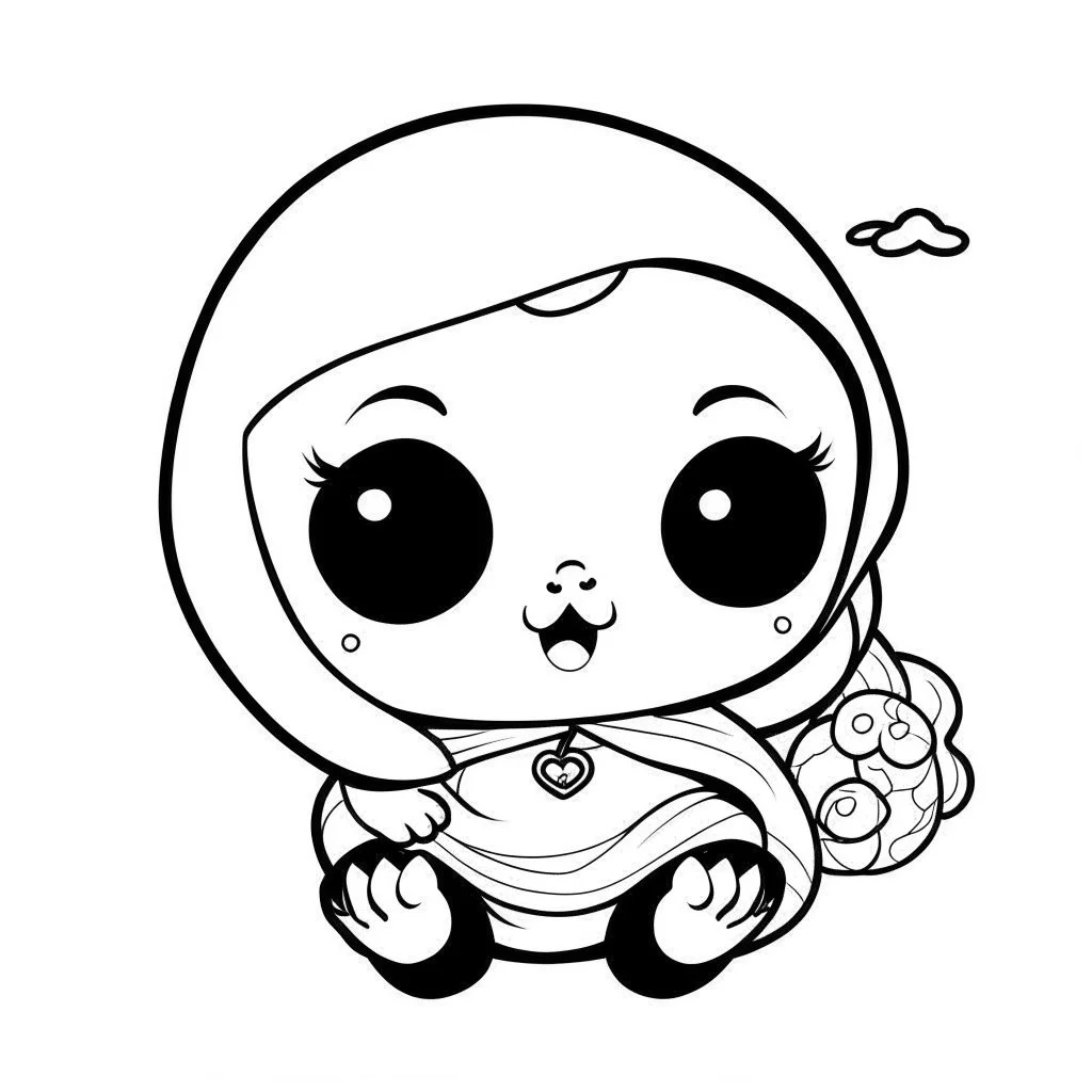 create a 2d black outline, "cute kawaii baby death coloring book for kids", coloring page, low details design, black contour, coloring page design, simple background, colorful , card style, coloring page for kids, white background, sketch style,