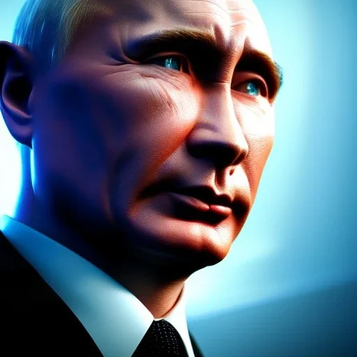  PUTIN ,octane render, 8k, high detail, metallic, full figure,