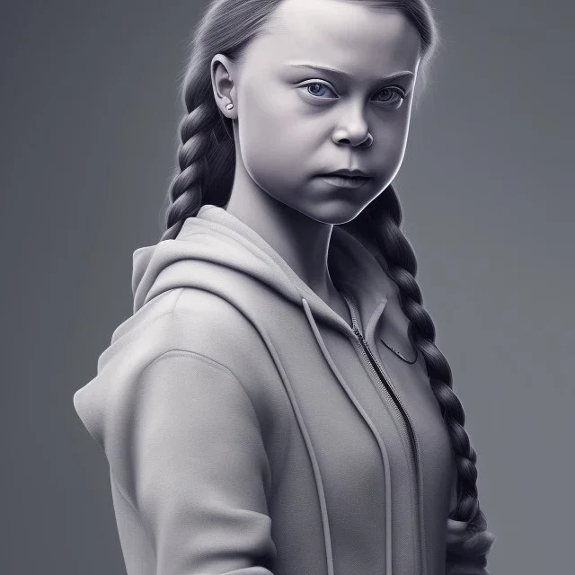  Greta Thunberg of mutant, perfect composition, hyperrealistic, super detailed, 8k, high quality, intricate details, highly detailed