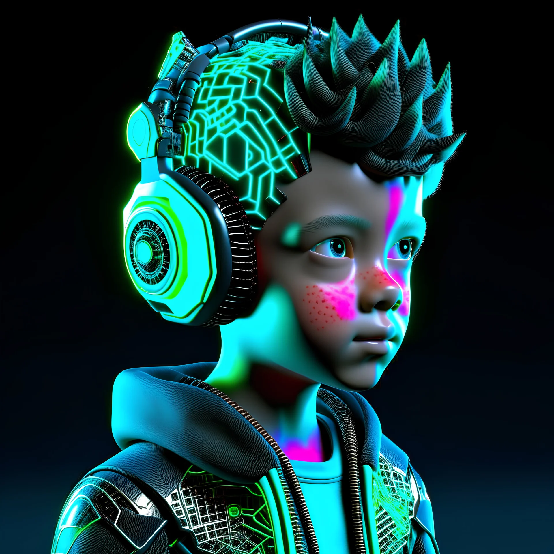 Boy cyber 3D