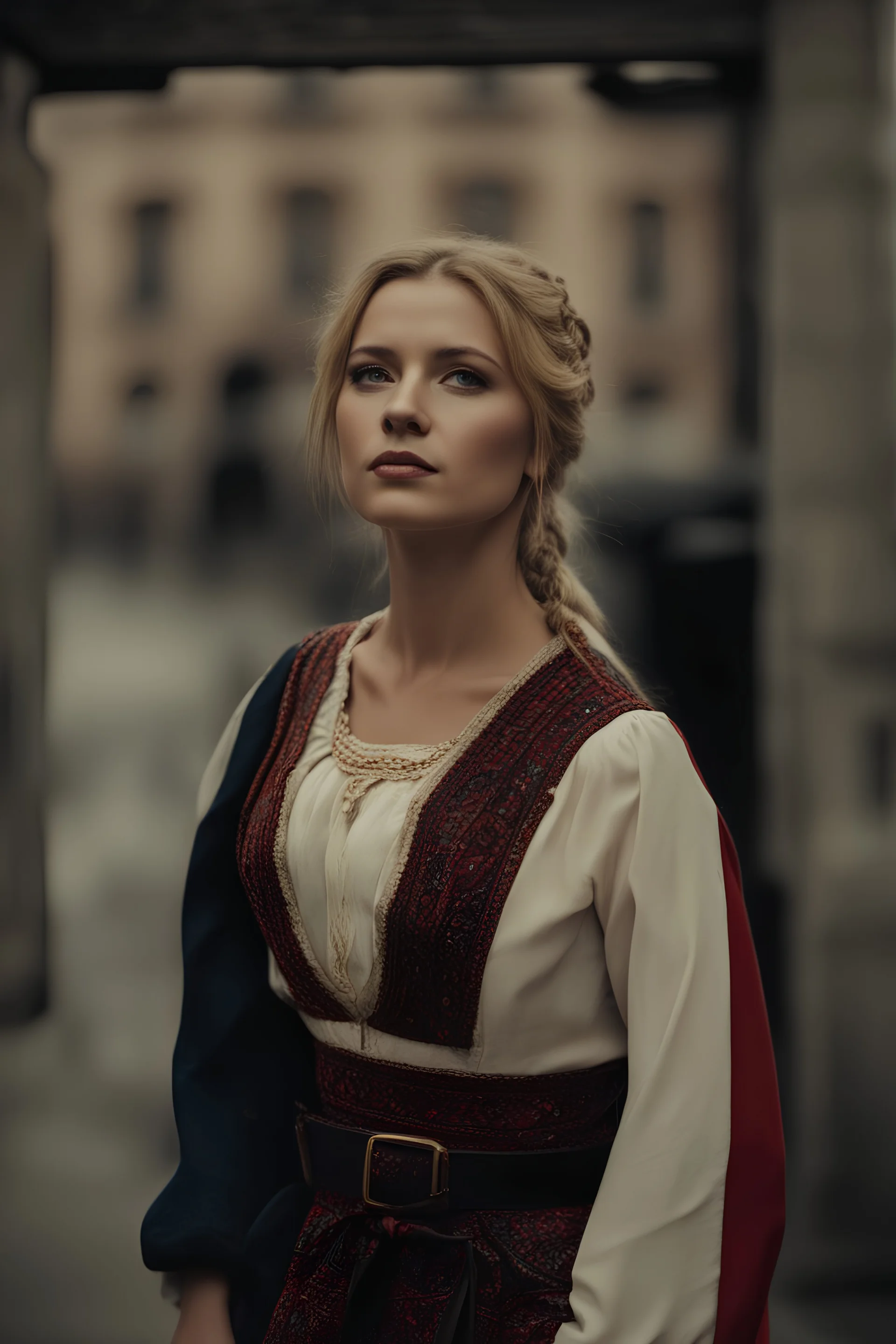 best quality epic highest resolution cinematic shot of traditional young polish wife