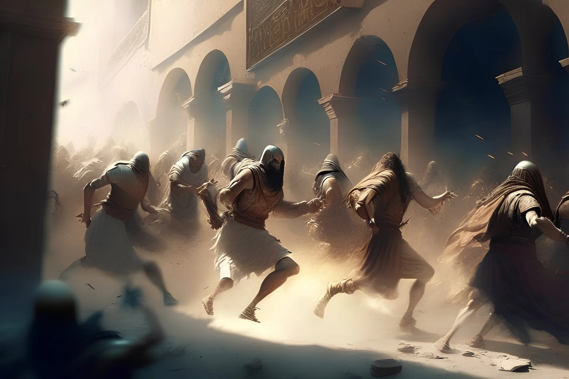 a keresztények lerohanják az Asztikokat erőszakkal térítenek the Christians run down the Astiks and convert them by force 4K relistic