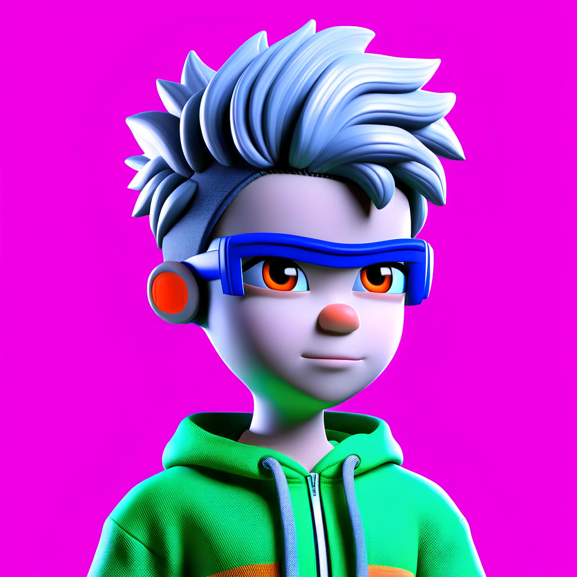 cute boy 3D
