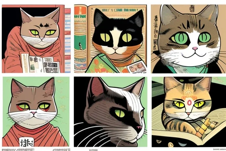 Cat. Sushi. Francesco Matteuzzi. Graphic novel