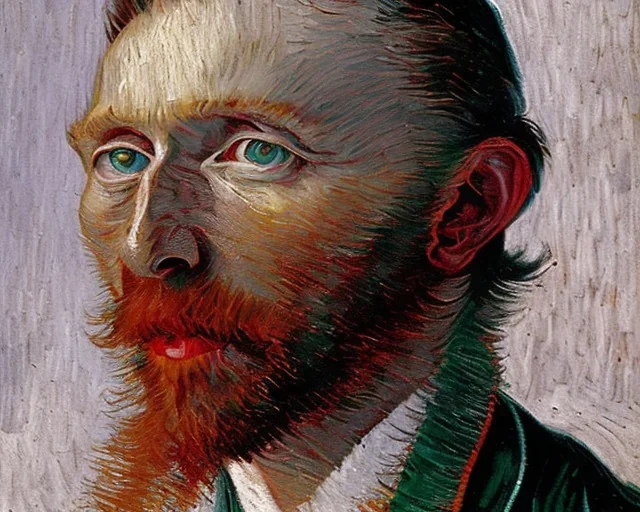 Portrait of a human by Van Gogh