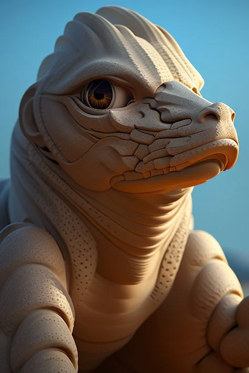 Sand creature, fantasy, majestic, magnificent, highly complex, photorealistic, super detailed, ultra high definition, 8k, cinema 4D