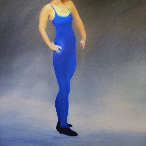 Full body portrait, painting, medium shot lady Yankeecore