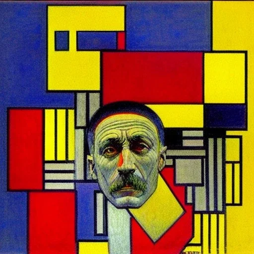 intricate, detailed matte, artwork, Kupka, Toyen, Mondrian