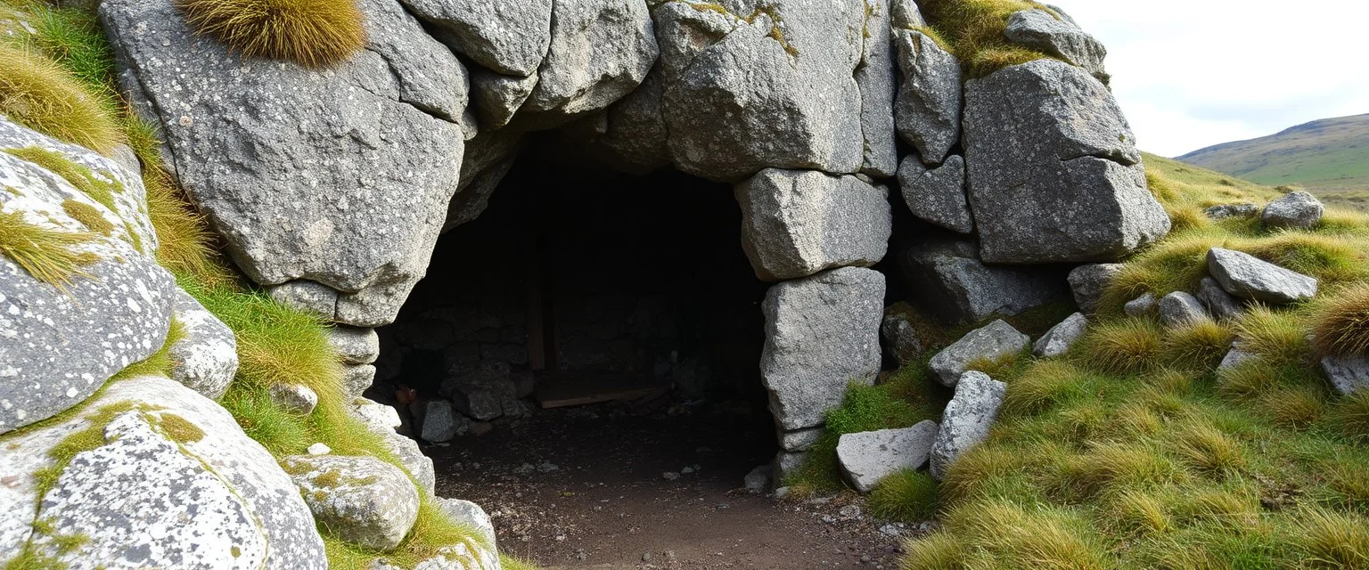 Rikulv levde i middelalderen, og ble lyst fredløs etter at han hadde drepte en av dalens storbønder over en krangel om fiskerettigheten i Mårvatn. Rikulv hadde flere huler han gjemte seg i, og hella ved Mårvatn var en av disse. Han ble tatt til fange her, og halshugd i området. Rikulvhella kan romme opp til 20 personer, og er et fint sted å raste, grille pølse på spidd og lignende. Rikulv hadde også en annen hule. Den ligger sydøst for Kalhovd i en steinrøys. Mellom noen steiner i ura starter