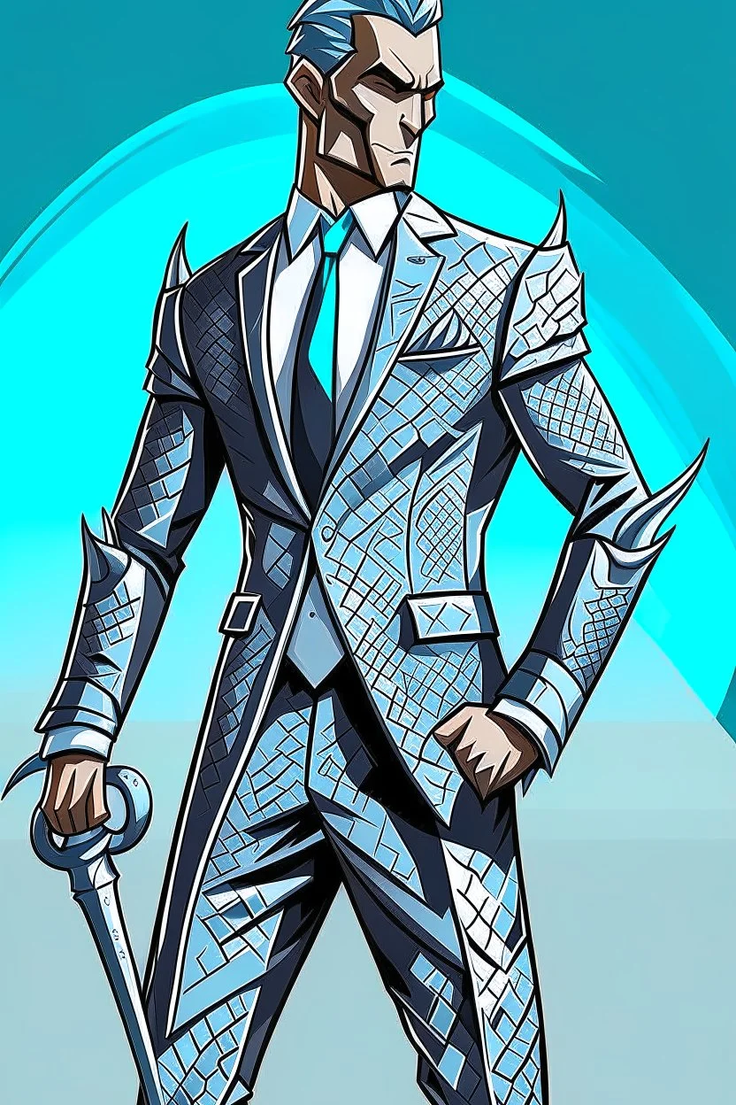 Make a more elegant and Butler like Silver scales tuxedo