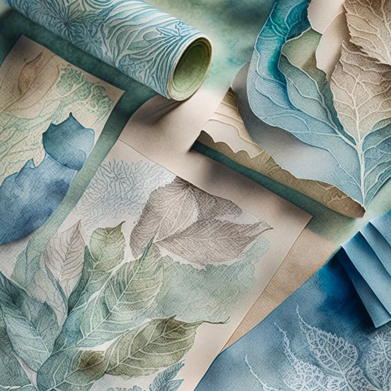 Explore different textures within the rolling papers, such as embossed patterns or subtle gradients, enhancing their visual appeal. watercolour sketch