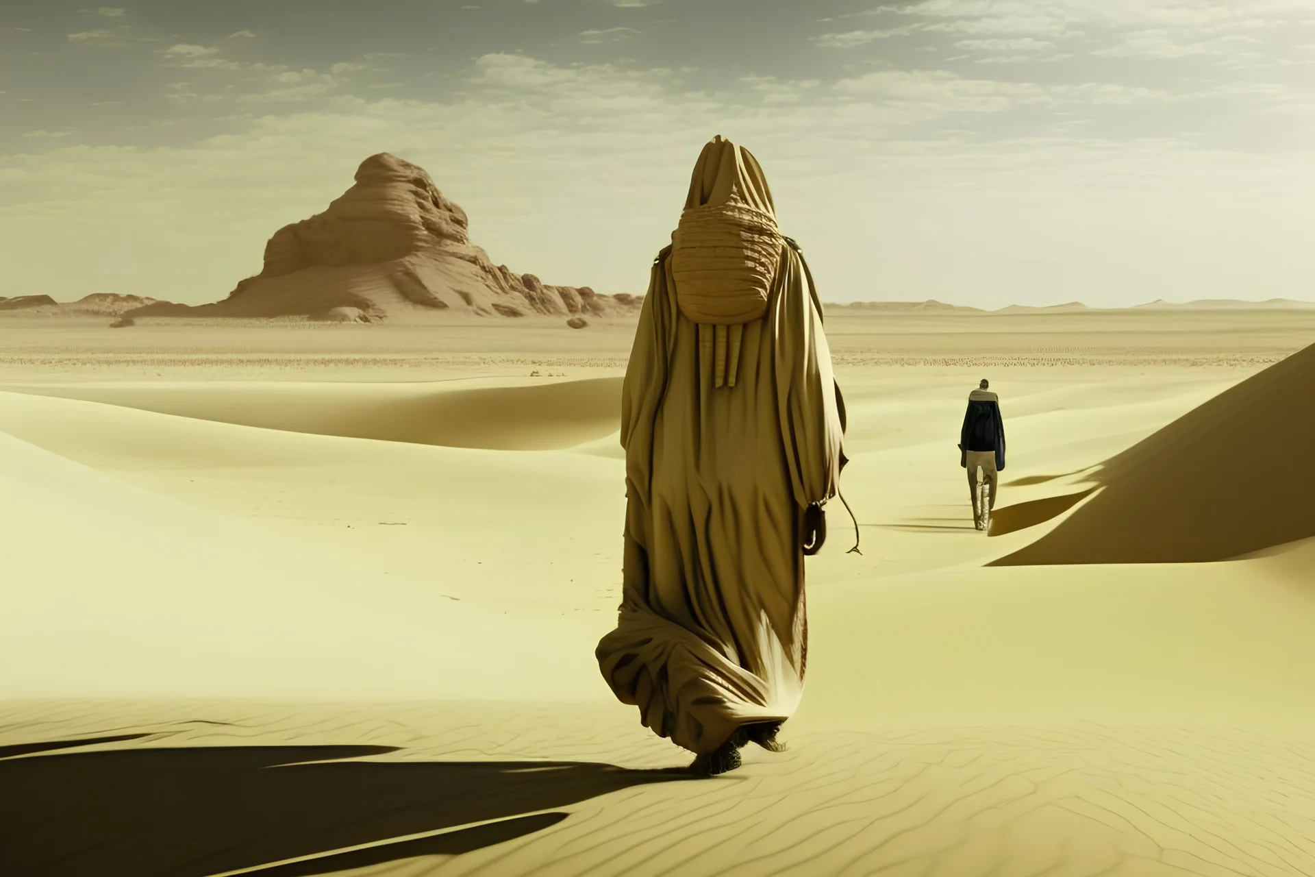 desert, He keeps walking, another angle