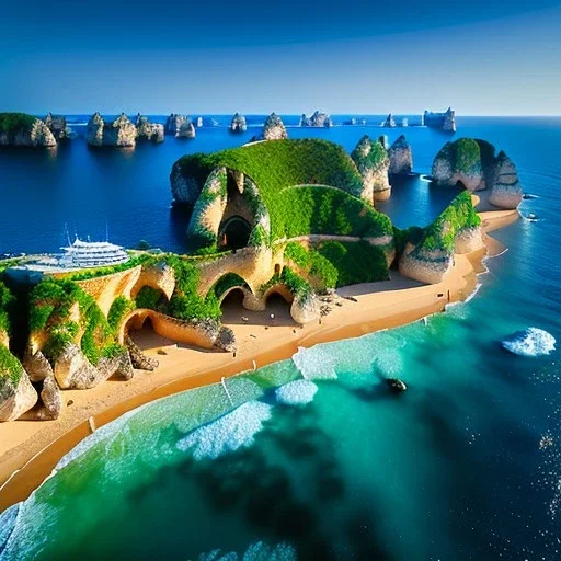 Coastal Algarve, Portugal,aerial view,extremely detailed digital painting, high resolution,8k, realistic, beautiful, volumetric lighting, mystical colors ,perfectly centered image, perfect composition, rim light, beautiful lighting,masterpiece, stunning scene, raytracing, anatomically correct, in the style Van Gogh and robert e howard and Ken Kelley and Ohrai Noriyoshi and Simon Bisley and tomzj1.