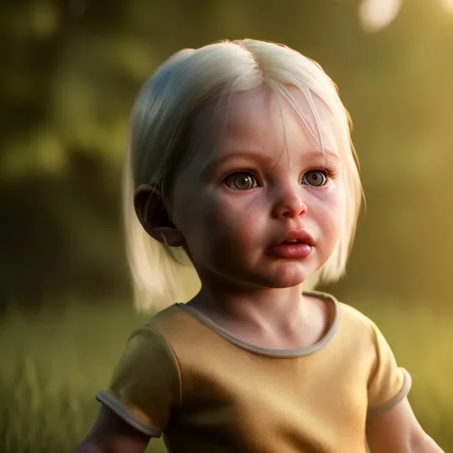 Arwen toddler, full body, dramatic lighting, hyper realistic