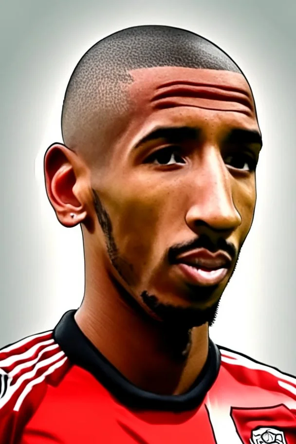 Talisca Brazilian football player cartoon 2d