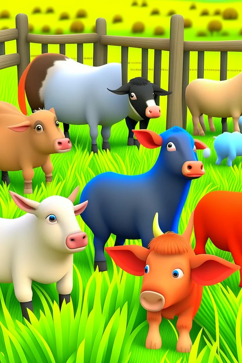 Learn Farm Animals Names & Sounds | @Baba