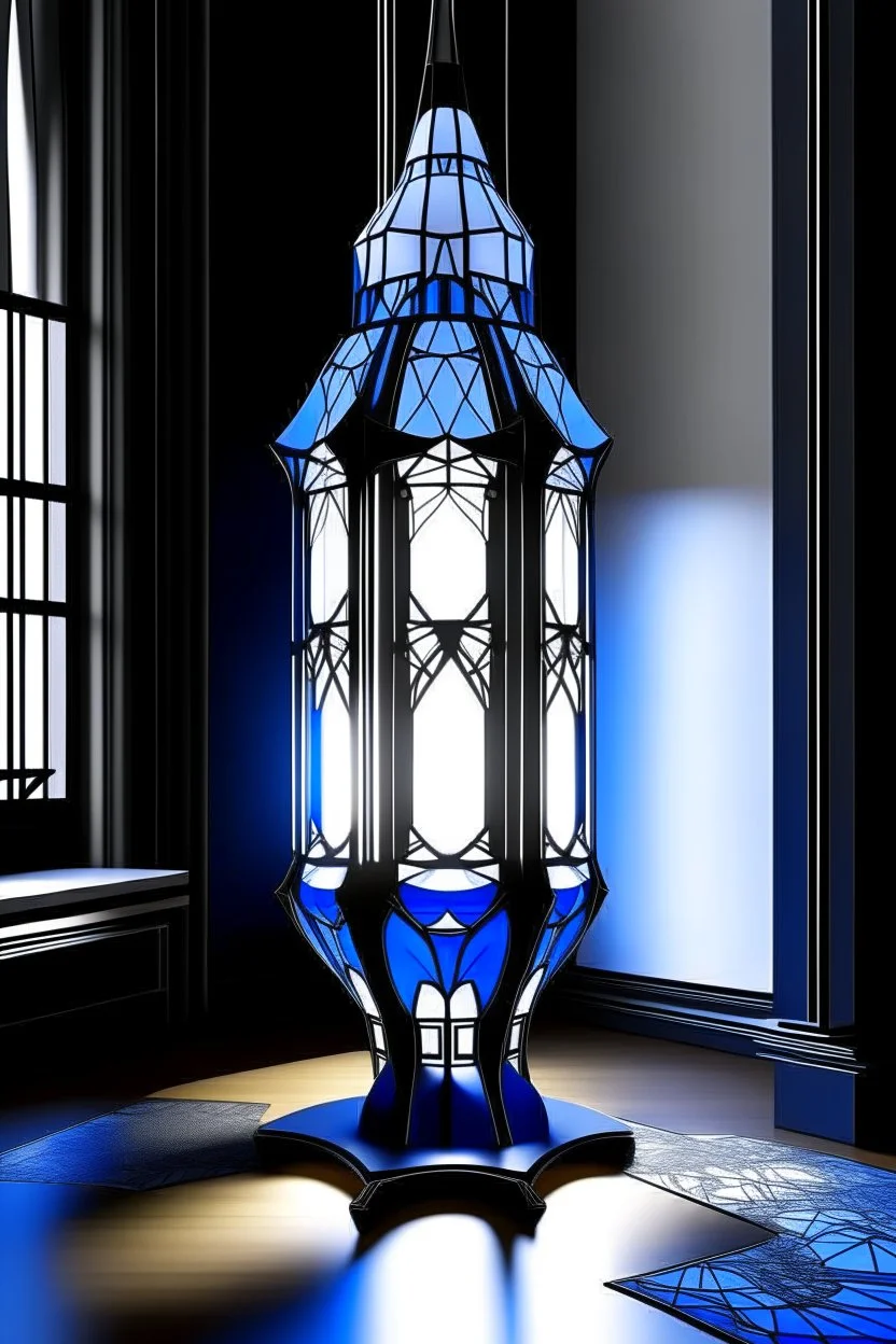 gaming table lamp inspired by palace, modern design,