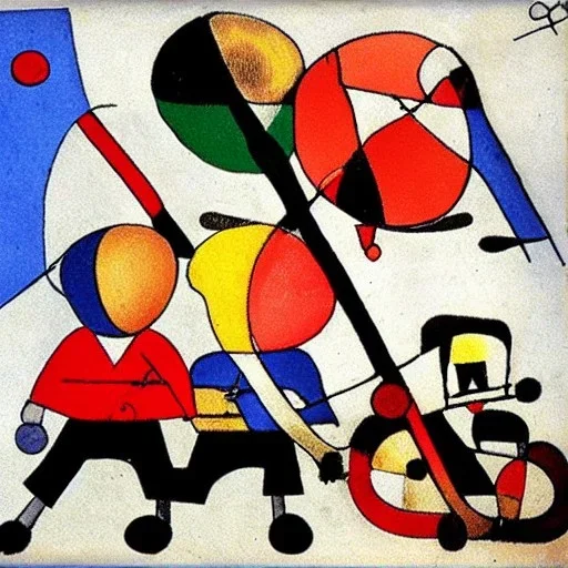 Putin and Hitler mobile by joan miro