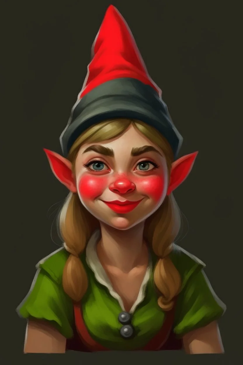Portrait of a female gnome