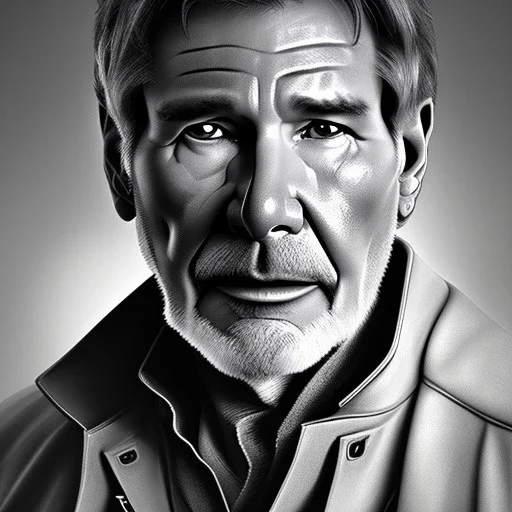 stunning portrait of harrison ford as han solo in star wars, cinematic lighting, photorealistic, ornate, intricate, realistic, detailed, volumetric light and shadow, hyper HD, octane render, unreal engine insanely detailed and intricate, hypermaximalist, elegant, ornate, hyper-realistic, super detailed --v 4