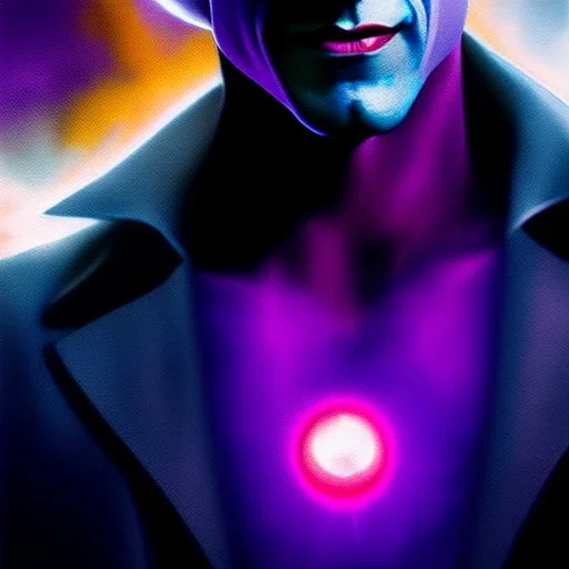 Ultra detailed fullbody Portrait in oil on canvas of Kurt Wagner Nightcrawler Xmen , extremely detailed digital painting, extremely detailed face,crystal clear Big Glowing eyes, mystical colors ,perfectly centered image, perfect composition, rim light, beautiful lighting, 8k, stunning scene, raytracing, anatomically correct, in the style of robert e howard and Ken Kelley and Ohrai Noriyoshi and Simon Bisley and tomzj1