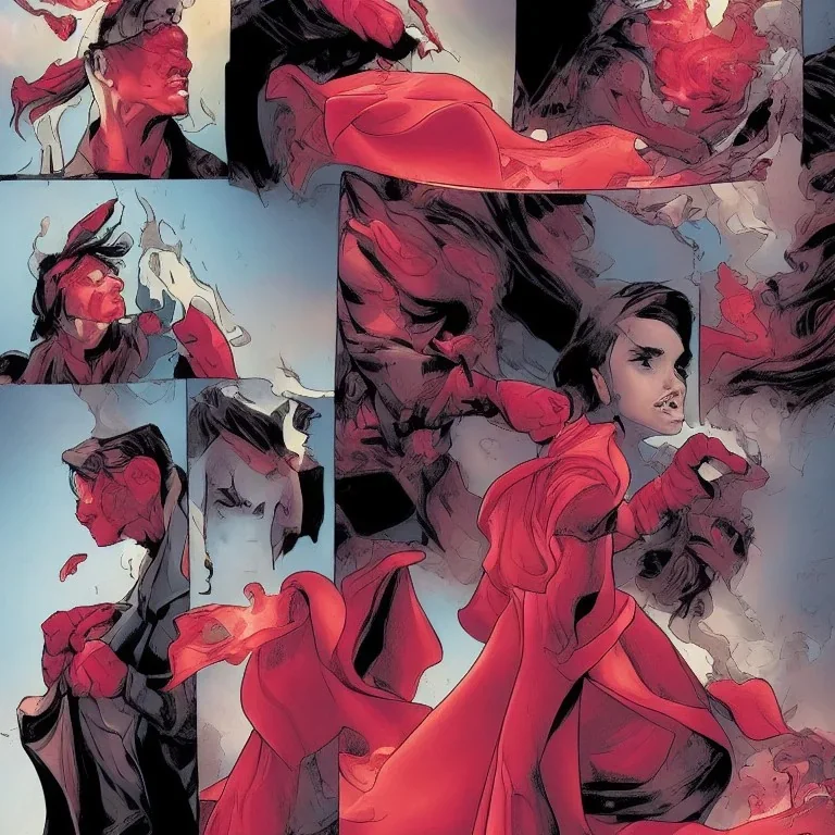 Scarlet Witch and Doctor Stranger's Illegitimated child