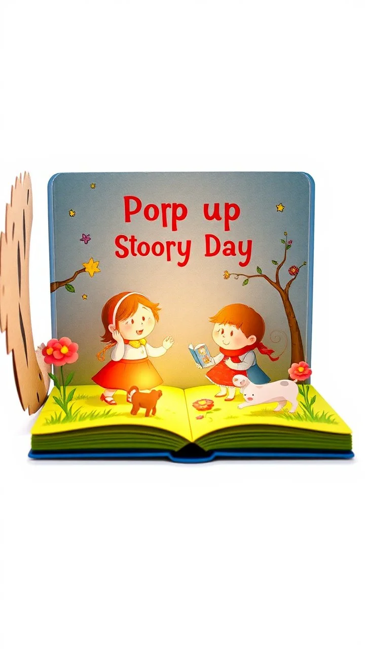 A children story Pop-up story book