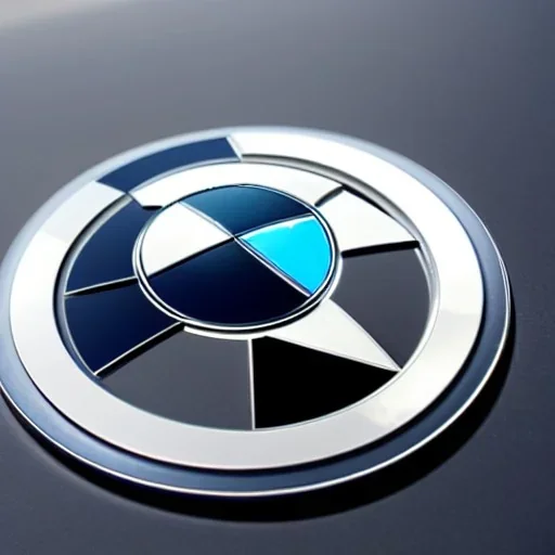 bmw blue metal logo