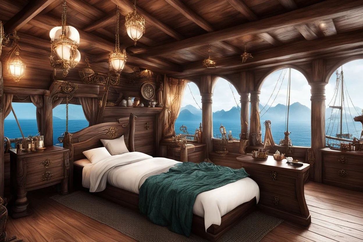 On a pirate ship luxurious bedroom: graceful and powerful elf, for one week. During this week you argued a lot with her, but you got closer thanks to the sexual tension generated by your proximity. You both managed to escape and split: she went into a direction and you went into another one. You ran in the mountains, looking for a ship to go back home. But your enemies caught you and brought you back to the city… she is there, standing on the side of the captain of the guard, with a smile on he