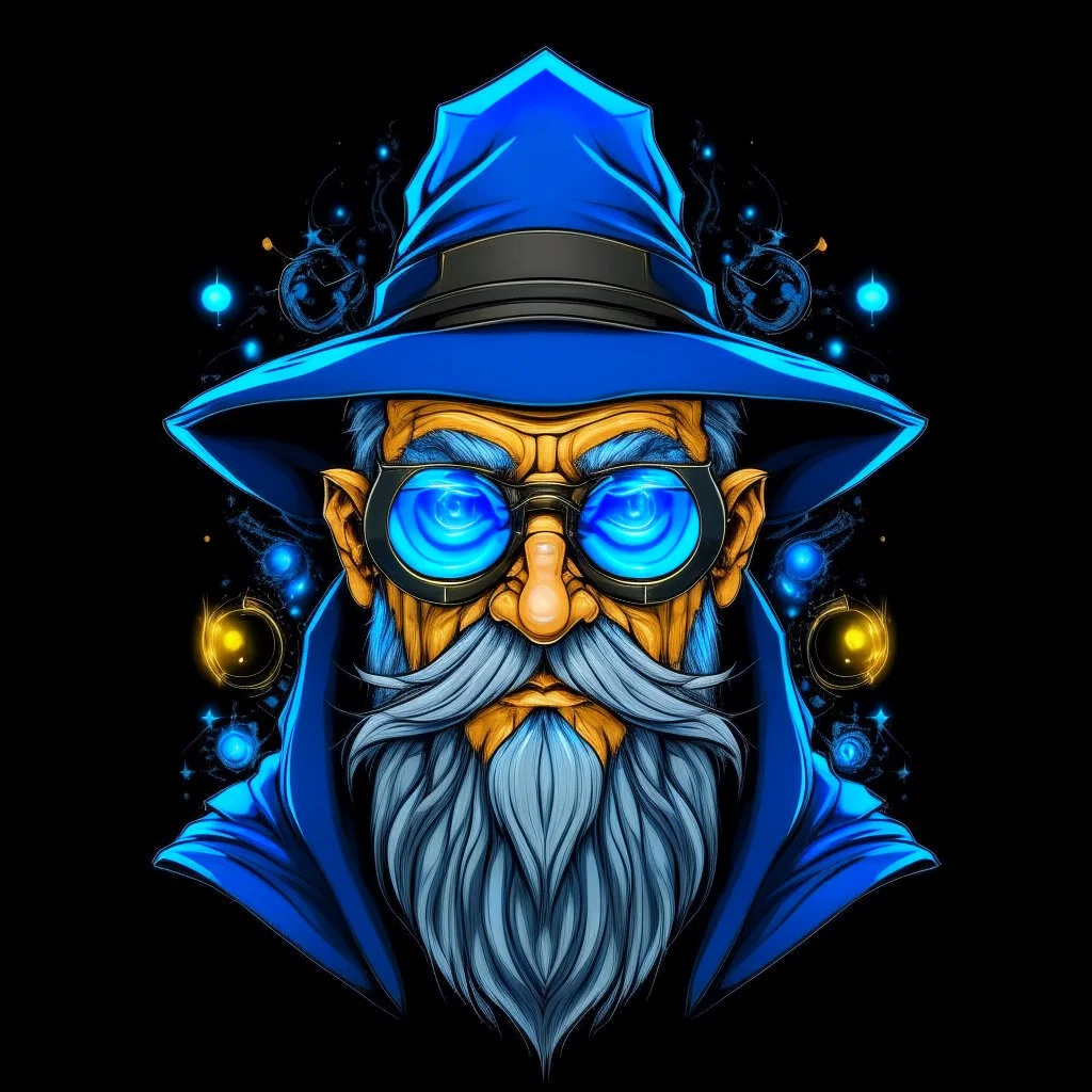 Cyberse wizard using glasses