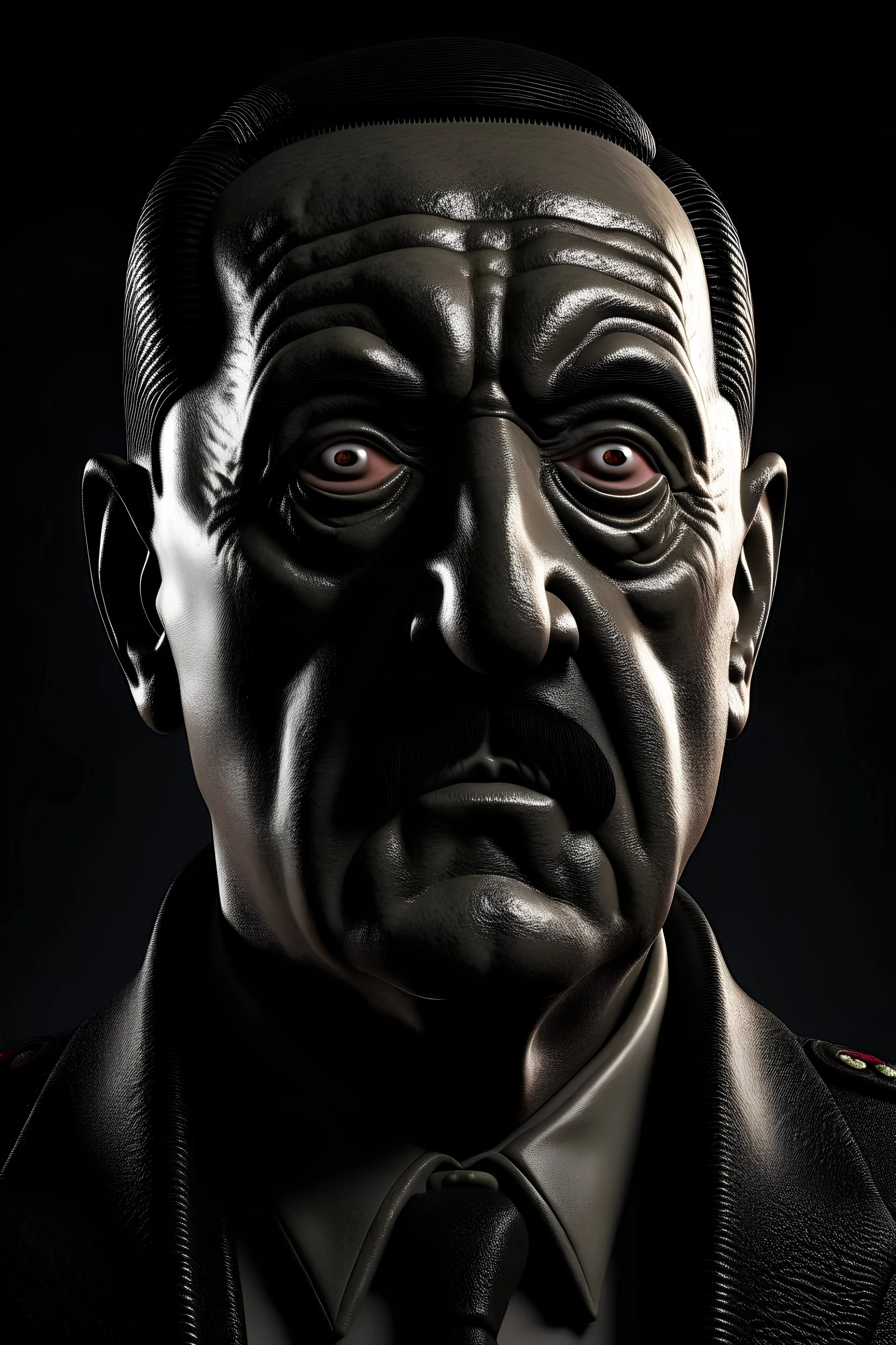 hitler big black, realistic, 8k --ar 2:3