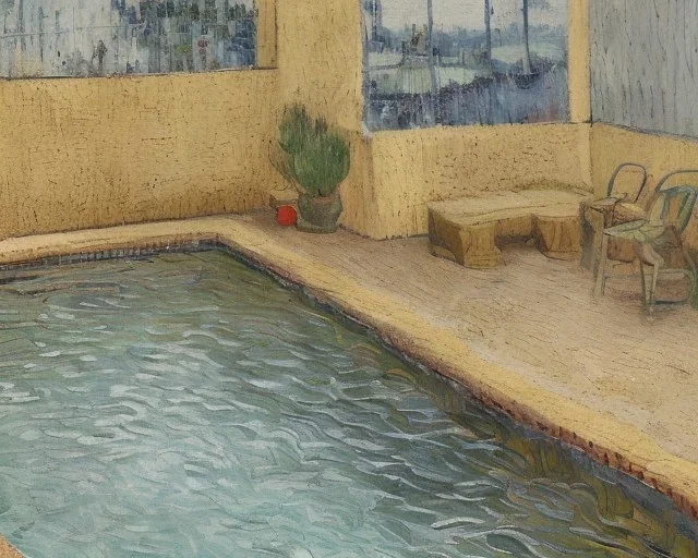 Portrait of a Pool by Van Gogh