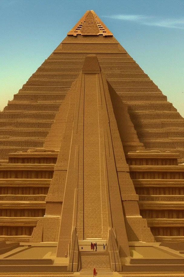 races of giant building pyramids egypet
