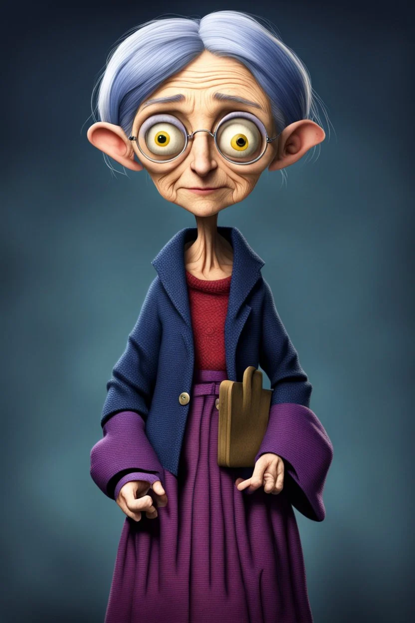 Coraline as an old woman