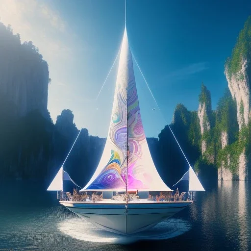 plattform, yoga artist swirl on a boat in the air, lavo background , levitated lab equipment, 4k, Highly Detailed, Masterpiece, perfect eyes, Digital Illustration, Cinematic Lighting, Realistic, Sharp Focus, Centered, Beautifully Lit, Bioluminescent by Stanley Artgerm Lau