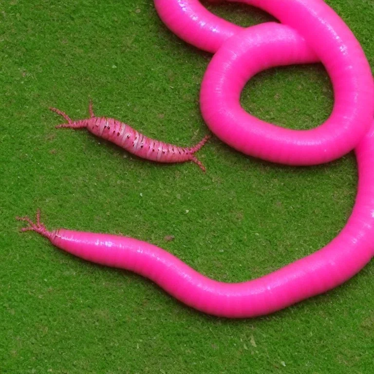 pink wiggly worm