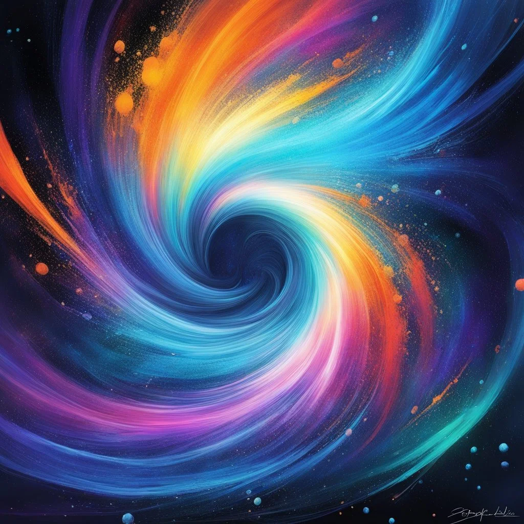 It was a splash of colors that seemed to dance and swirl in the air, drawing to its ethereal allure. it is a portal to an unseen realm, where spirits of another plane dwelled; the spirit emerged from the splash, stepping into the physical world with a grace that defied mortal comprehension.