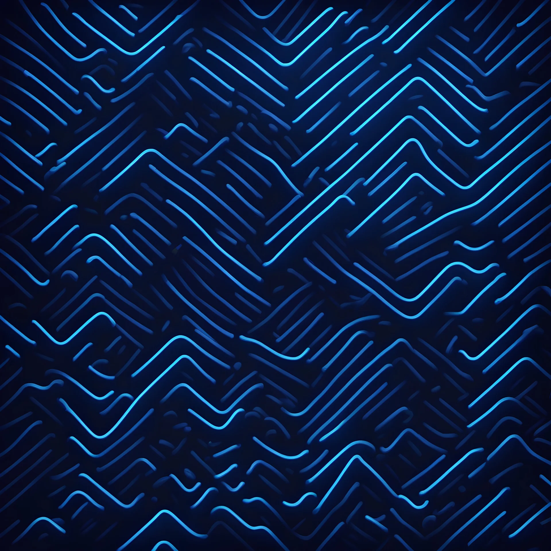 Hyper Realistic Navy-Blue Neon Texture with dark background