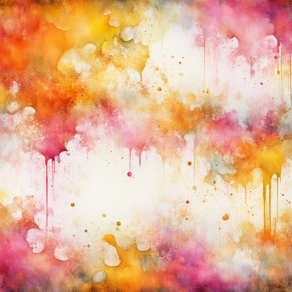 Hyper Realistic White, Orange, Yellow, Golden & Pink Multicolored Grungy-Textured-Background