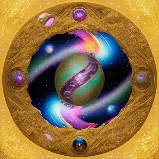 3d cosmos, galaxy Milky Way, jewel, precious stones, shiny, beautiful rich and destroyed planet, detailed yin and yang symbol, shiny, intricate, gorgeous, ultrafine detail, hyperrealism, trending on artstation, sharp focus, intricate details, highly detailed, by greg rutkowski, glowing, glitter, complementary colours