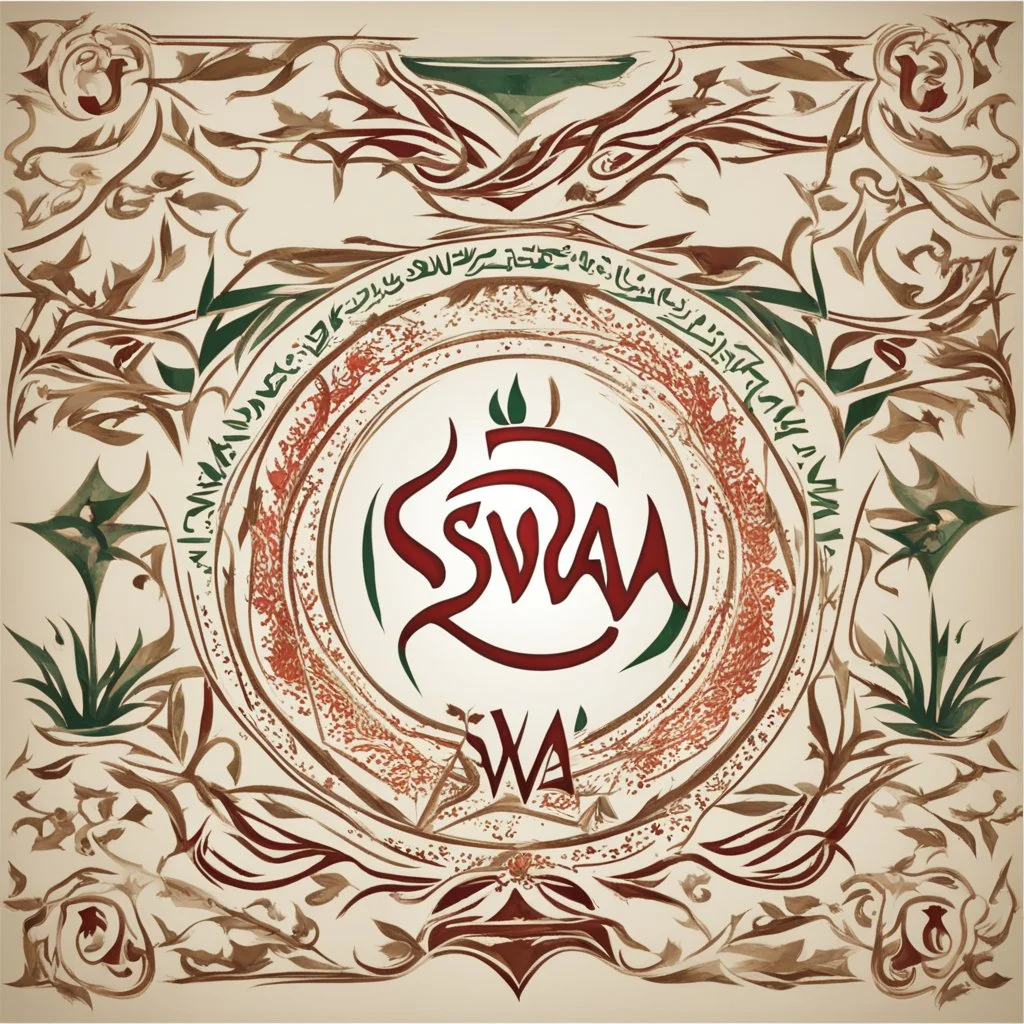 شعار باسم سوا Swa يكون الشعار الاساسي بالعربي ويكون تحت باسم Swa بالانجلش