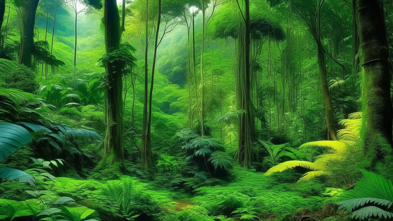 The image used for this article showcases a stunning, vibrant forest that exudes unparalleled natural beauty. The lush, diverse foliage of the towering trees creates a captivating, picturesque scene. This image highlights the extraordinary aesthetic of the forest, underscoring the crucial importance of preserving this enchanting natural haven from deforestation and desertification.