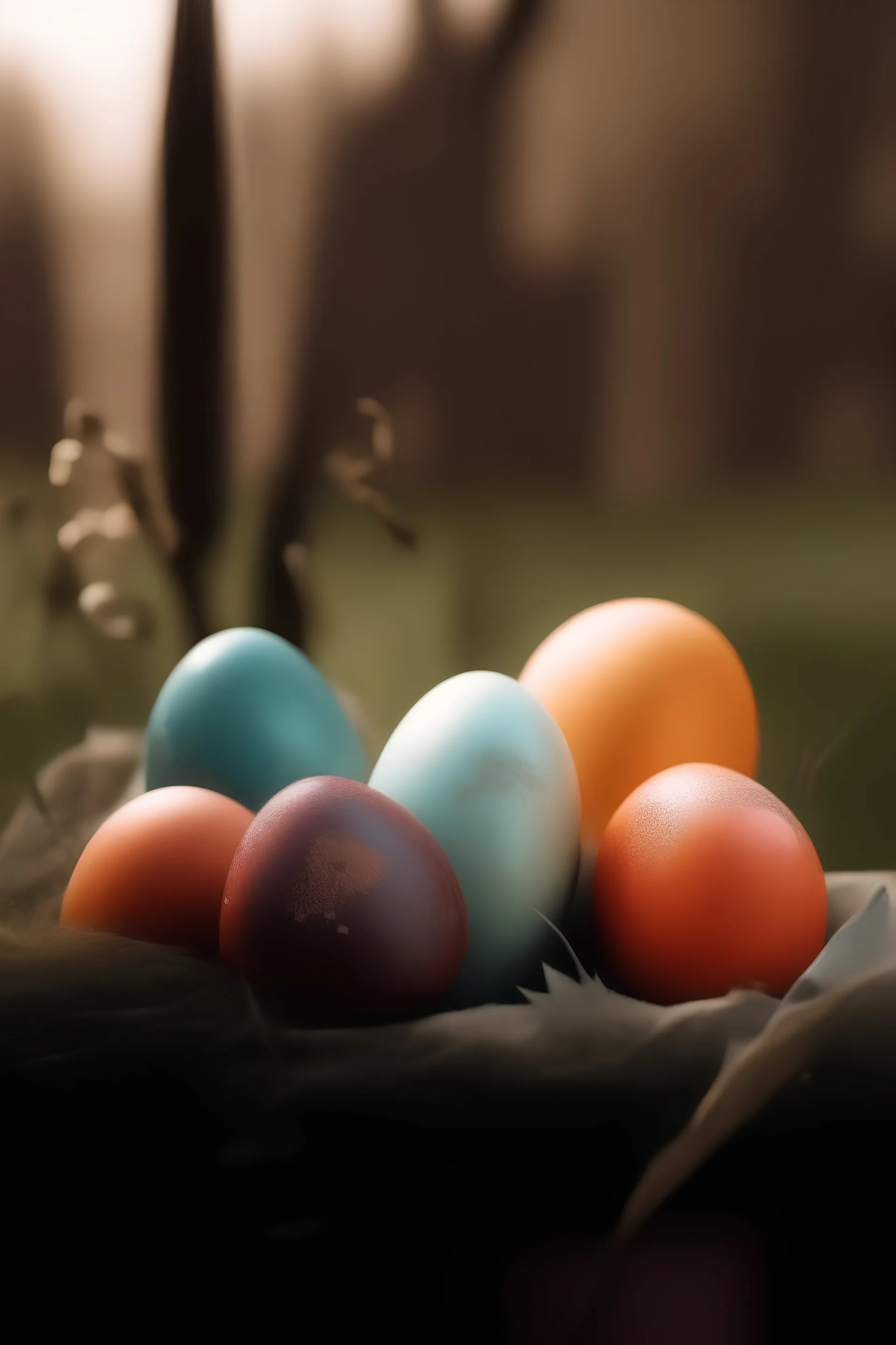 Easter eggs and nature