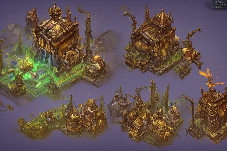 Torchlight 2 architecture concept gold mine in heroes of the storm